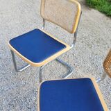 Set of 2 chairs by Marcel Breuer Cesca b32 edition of the 70s
