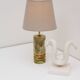 Mid-century modern Italian brass table lamp, 1970s