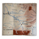 Vintage school map 1950 double-sided "The Garonne / the Rhône"