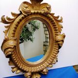 Antique wooden mirror 46x66cm