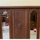 Antique Art Deco wardrobe, clothes cupboard