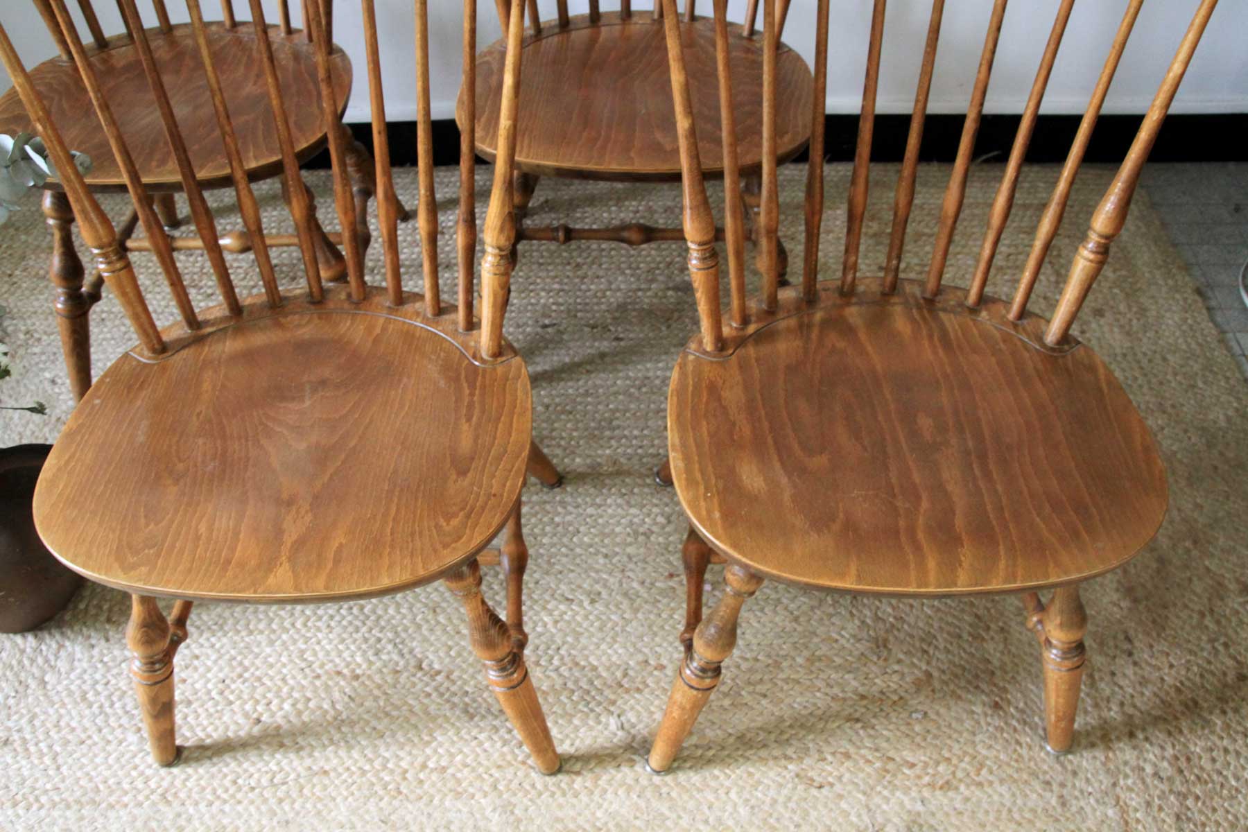 Western style wooden chairs