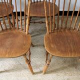 Western style wooden chairs