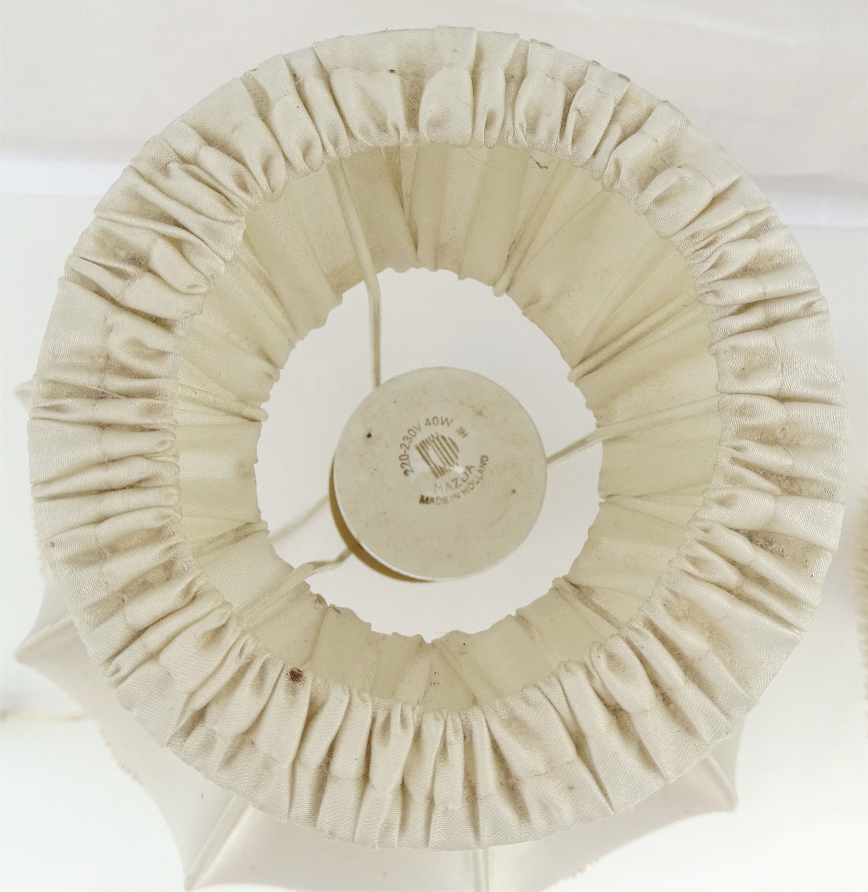 Pair of vintage bedside lamps