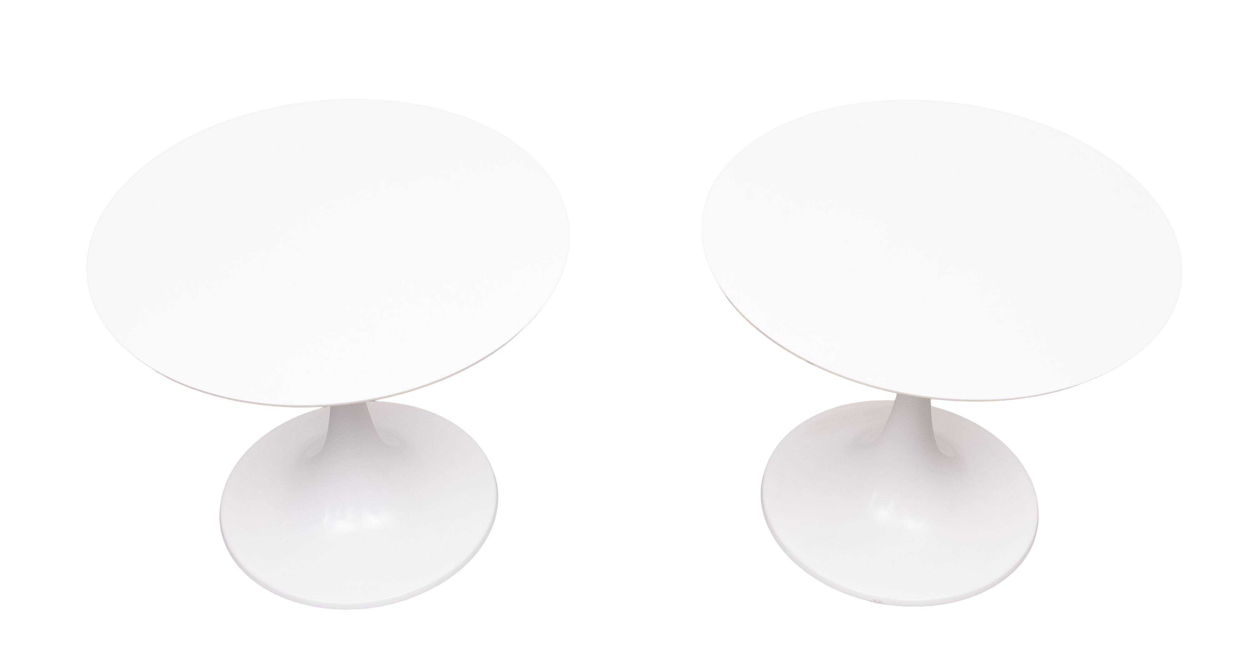 Arkana Tulip side tables design Maurice Burke 1970s England