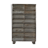 16-drawer metal workshop dresser