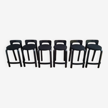 6 chaises Alvar Aalto