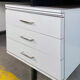 6-drawer desk white laminate