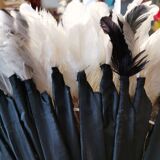 Juju hat in handmade feather 65 cm