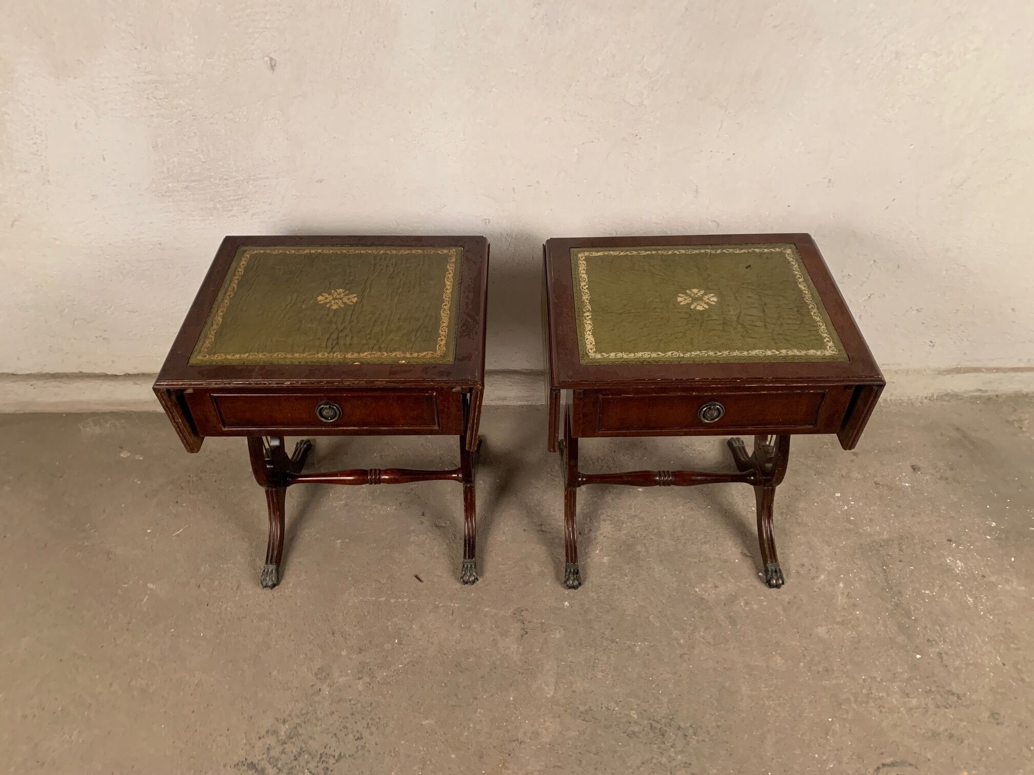 A pair of  side tables, 1950s