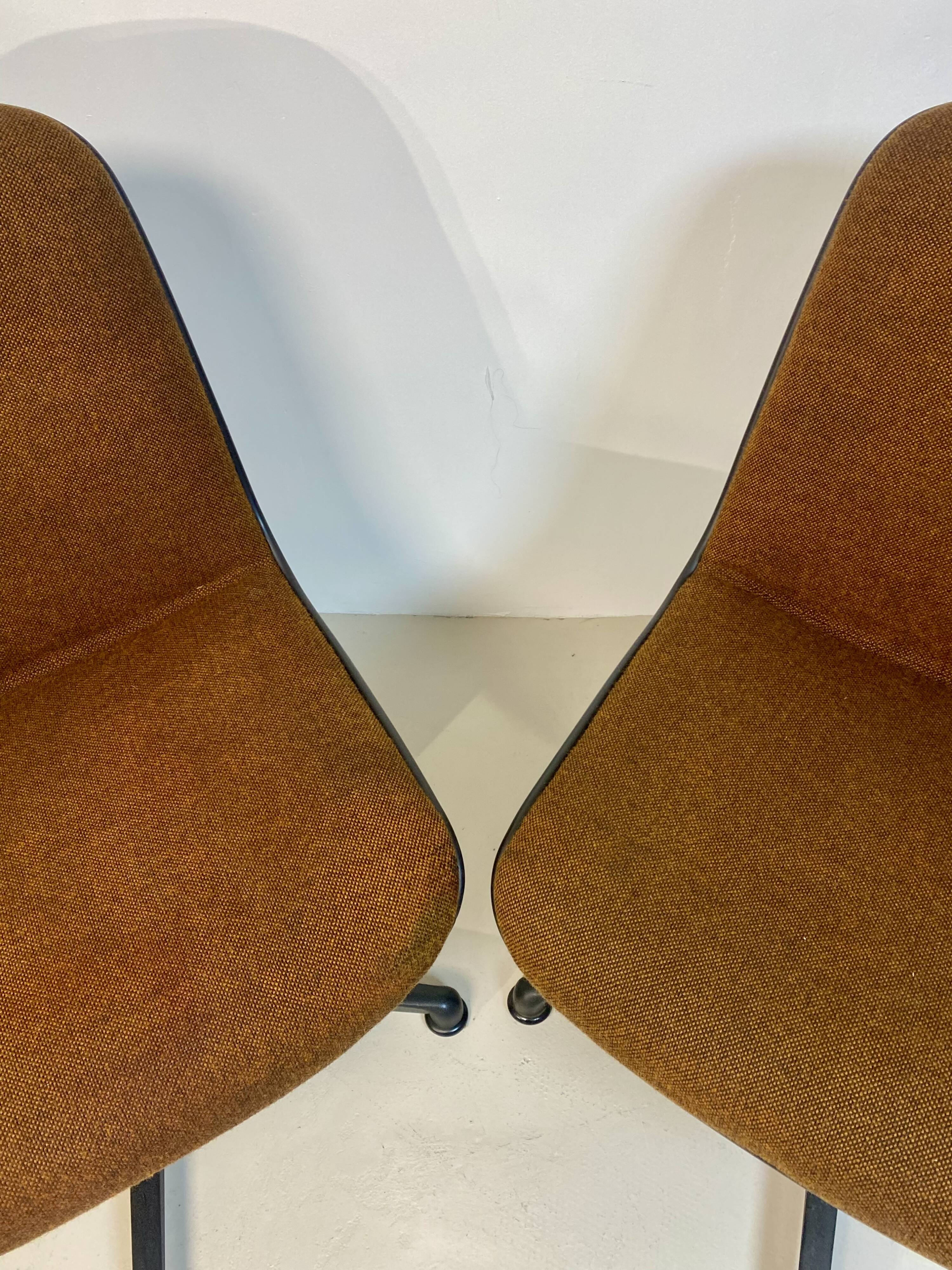 Pair of Comforto armchairs from the 1970s.