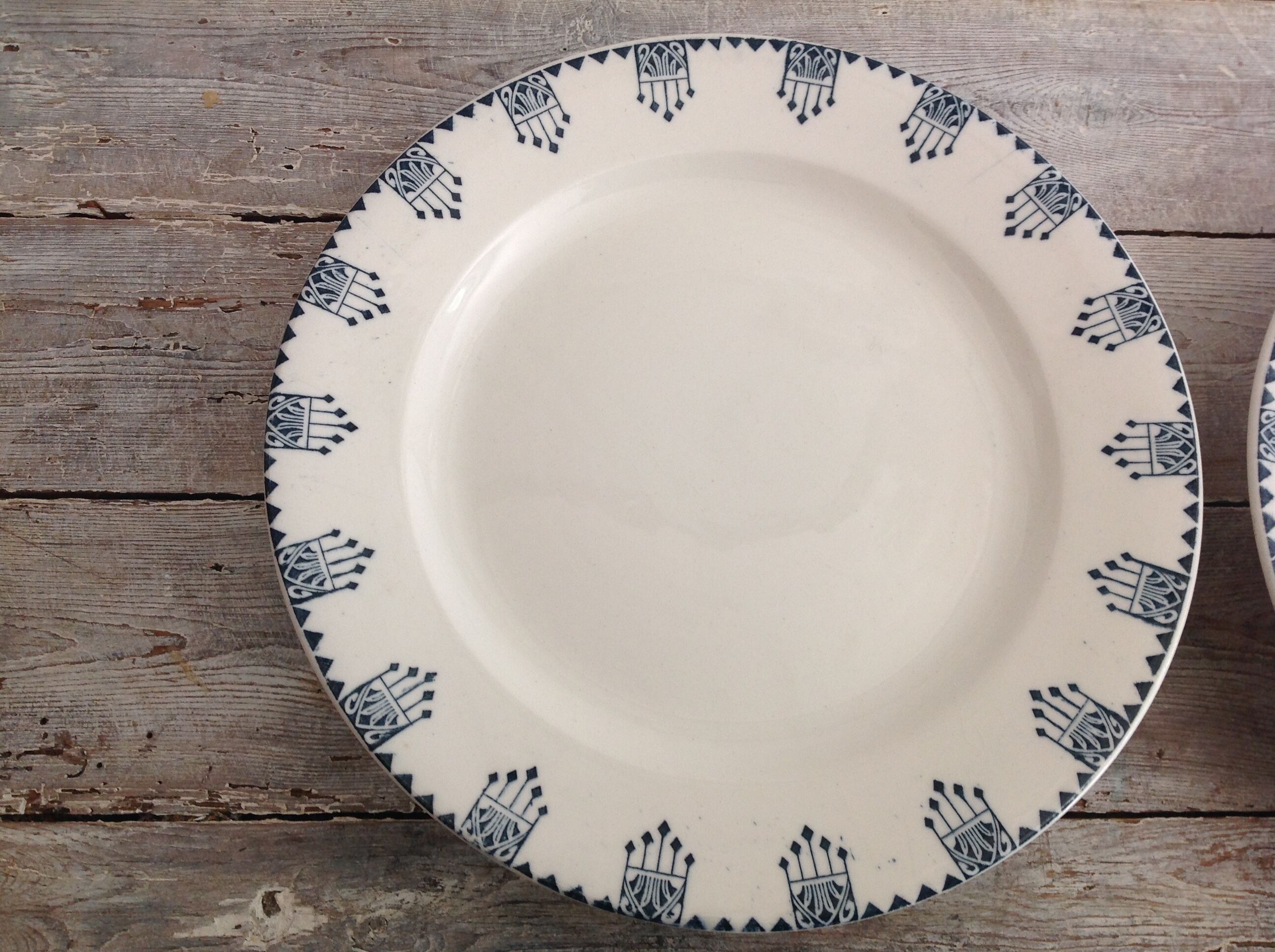 Paire de plats Terre de Fer