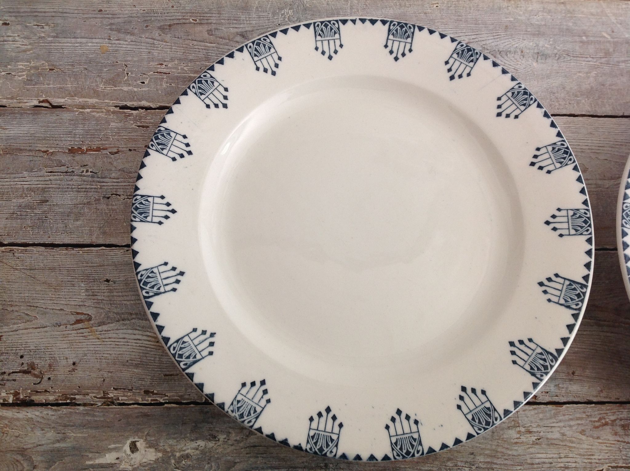 Paire de plats Terre de Fer