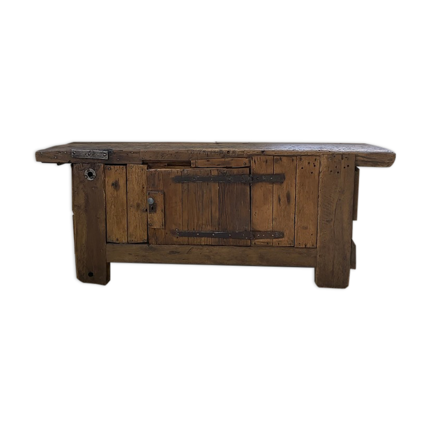 Established former brutalist console oak pine