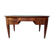 Bureau de centre double face Louis XVI en acajou vers 1850