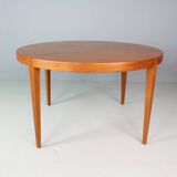 Teak Round Severin Hansen Coffee Table for Haslev Mobelfabrik by Bovenkamp
