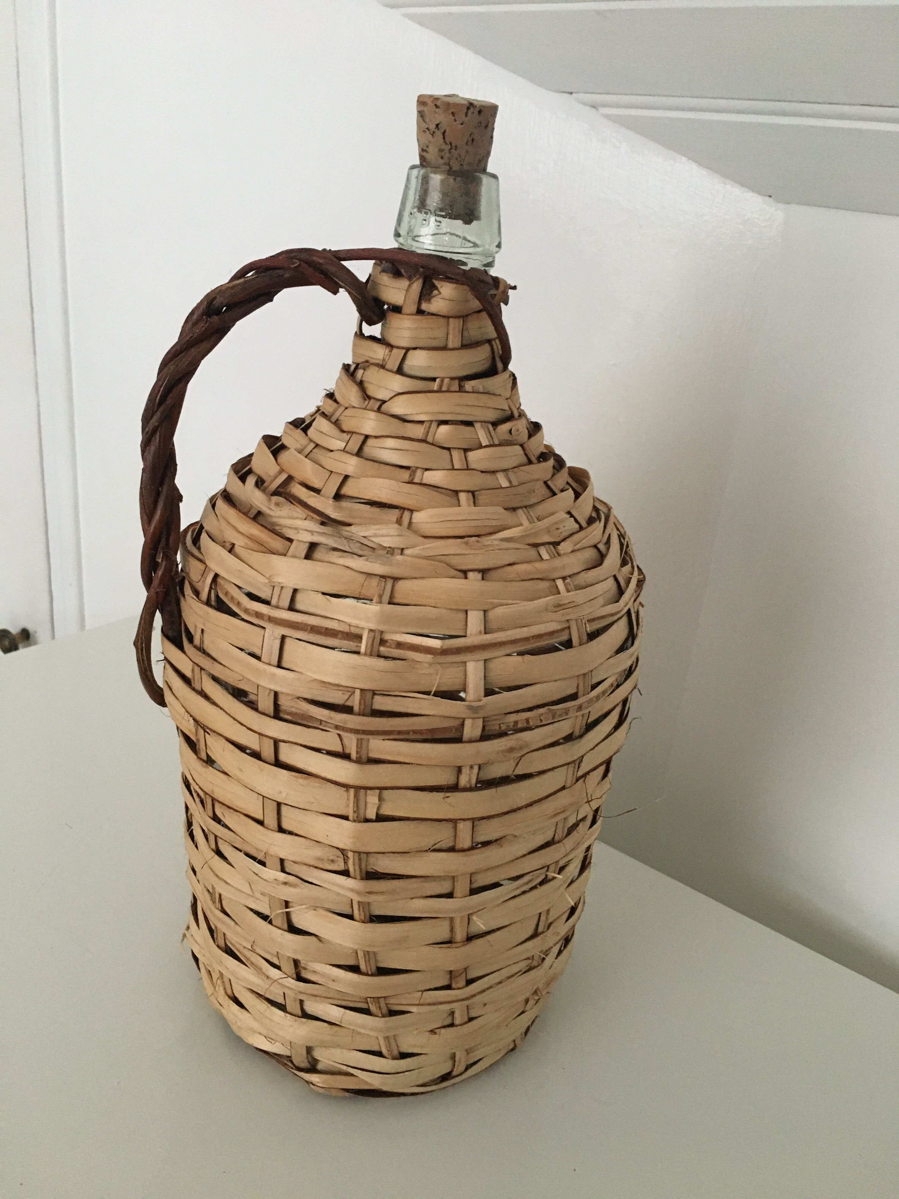 Lady-Jeanne dressed in rattan