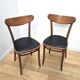 Pair of Banana bistro chairs, TON