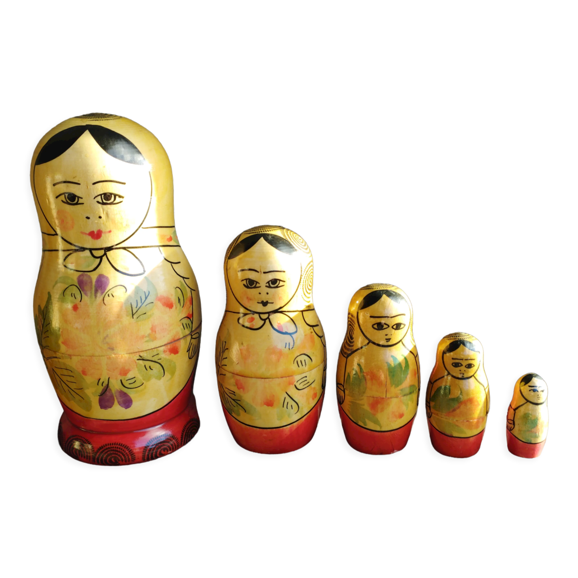 5 russian matryoshka dolls