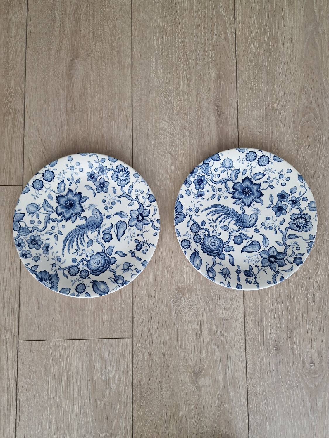 2 Villeroy and Boch Paradiso dinner plates