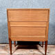 Louis XVI scriban desk in walnut and copper rushes circa 1900