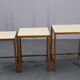 1940s Art Deco Nesting Tables with Opaxy Glass Top, Czechoslovakia