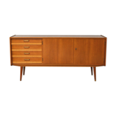 Scandinavian sideboard compass feet 1960s