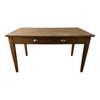 Antique oak administration desk
