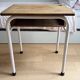 Antique school desk with chair