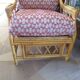 Vintage - Set of 2 woven rattan, bamboo and wood armchairs - Natural colour - 1980s