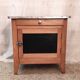 Parisian buffet in solid wood and enamelled sheet metal - mid 20th century.