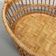 Rattan braided basket