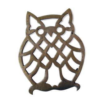 Brass owl dish