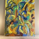 Modern painting "palm trees on the coast"