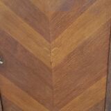 Vintage gold oak row feet compass from the 50s