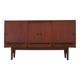Enfilade haut en teck, design danois, années 1960, production : Danemark