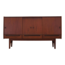 Teak highboard, Danish design, 1960s, production: Denmark