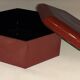 Vintage Japanese lacquered Bakelite top with 4 pieces