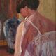 The Mirror - Oil on canvas by Jean Pesce