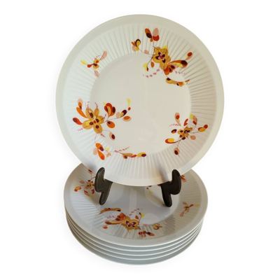 6 Assiettes à Dessert en Porcelaine Haviland France Limoges