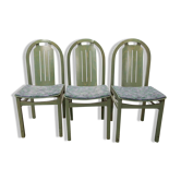 3 Baumann Argos chairs green 1990