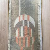Tapis tchécoslovaque vintage années 1970 58x113cm