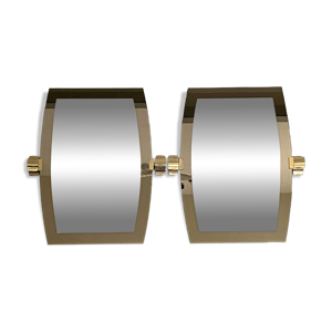 2 grands miroirs bicolores