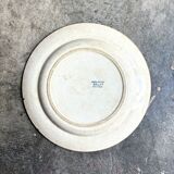 Plat rond HB&Cie en terre de fer, service "Provençal"