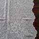 Pair of old curtains embroidered in cotton thread