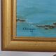 Oil on marine canvas