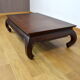 Table basse opium en bois