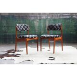 Set of 4 Danish dining chairs Erik Buch