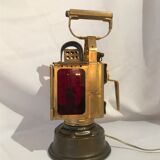 Vintage SNCF table lamp