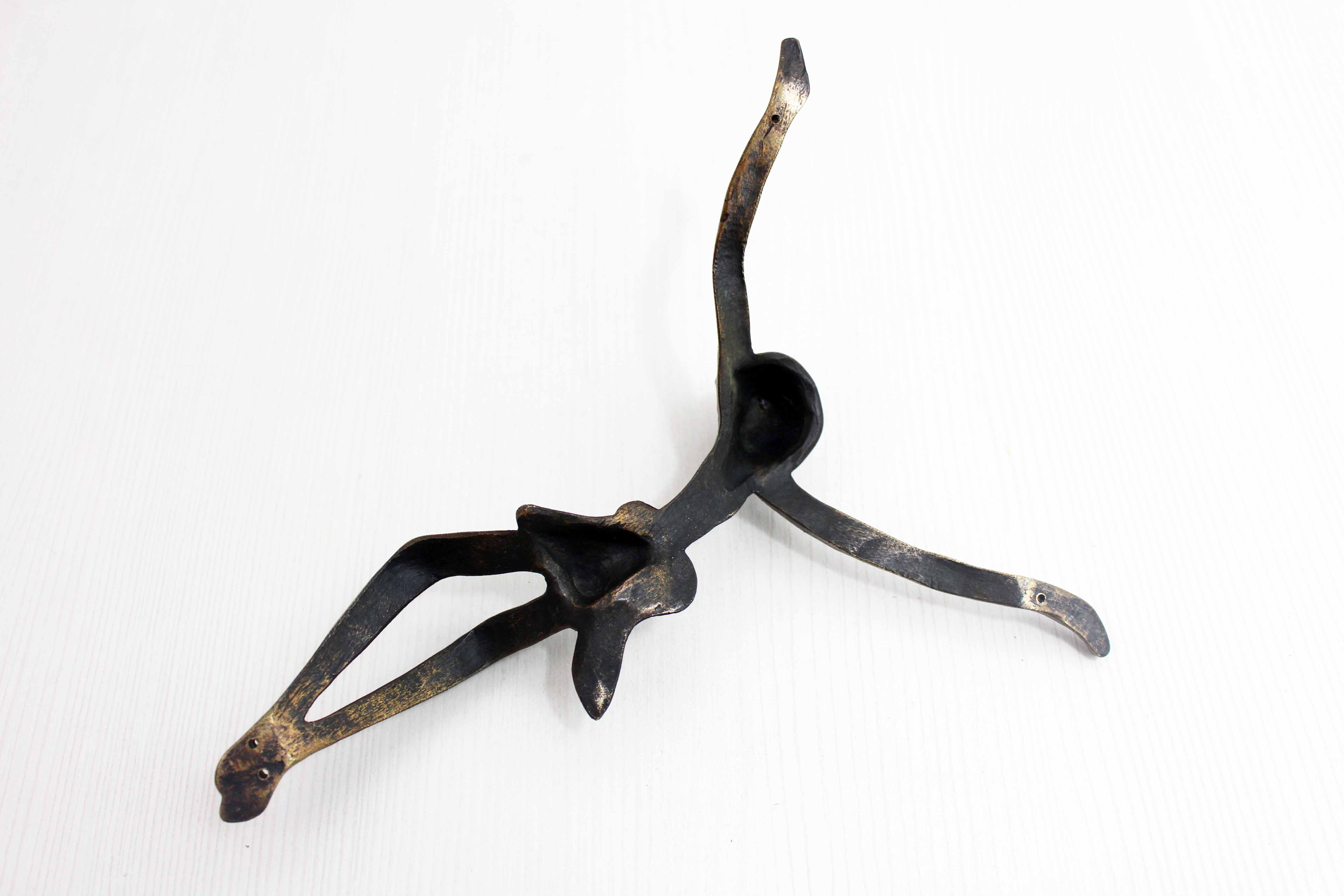 Modernist Christ in bronze